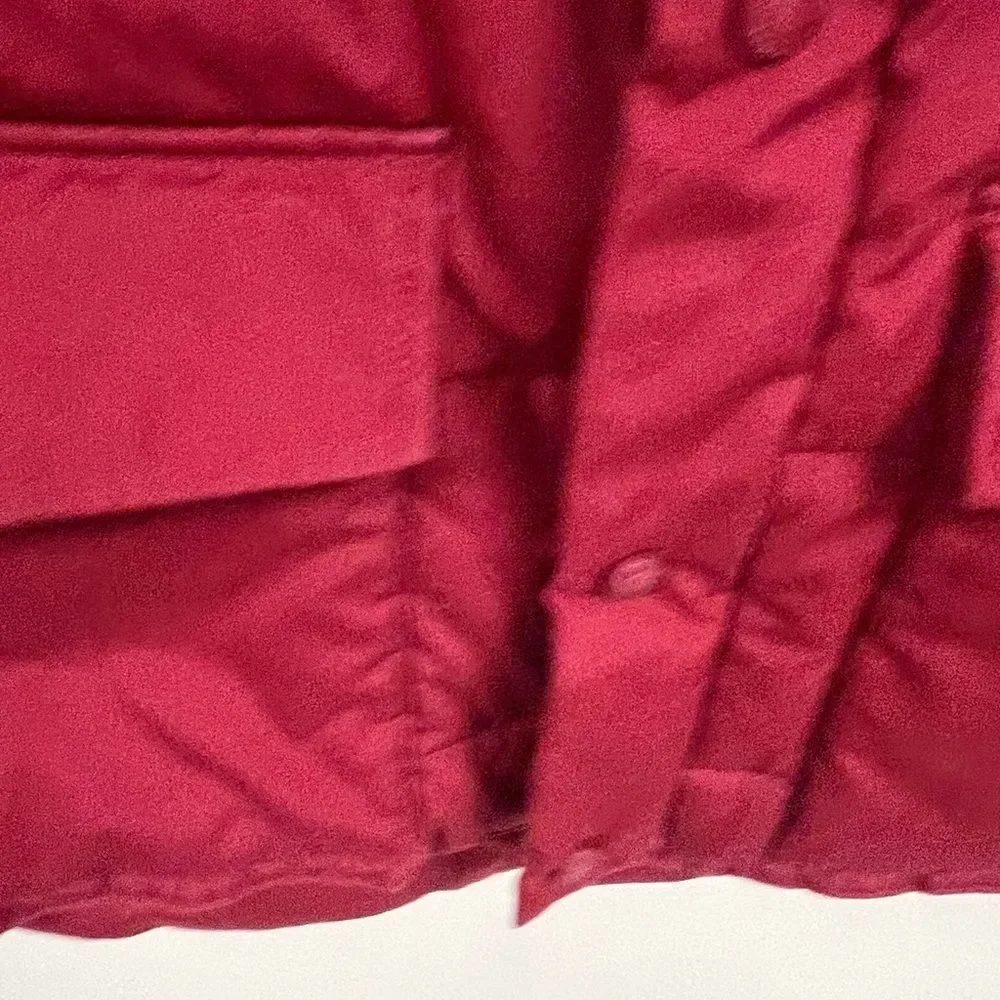 Cabela's Men's Bold Red Quilted fleece lined Vest sm